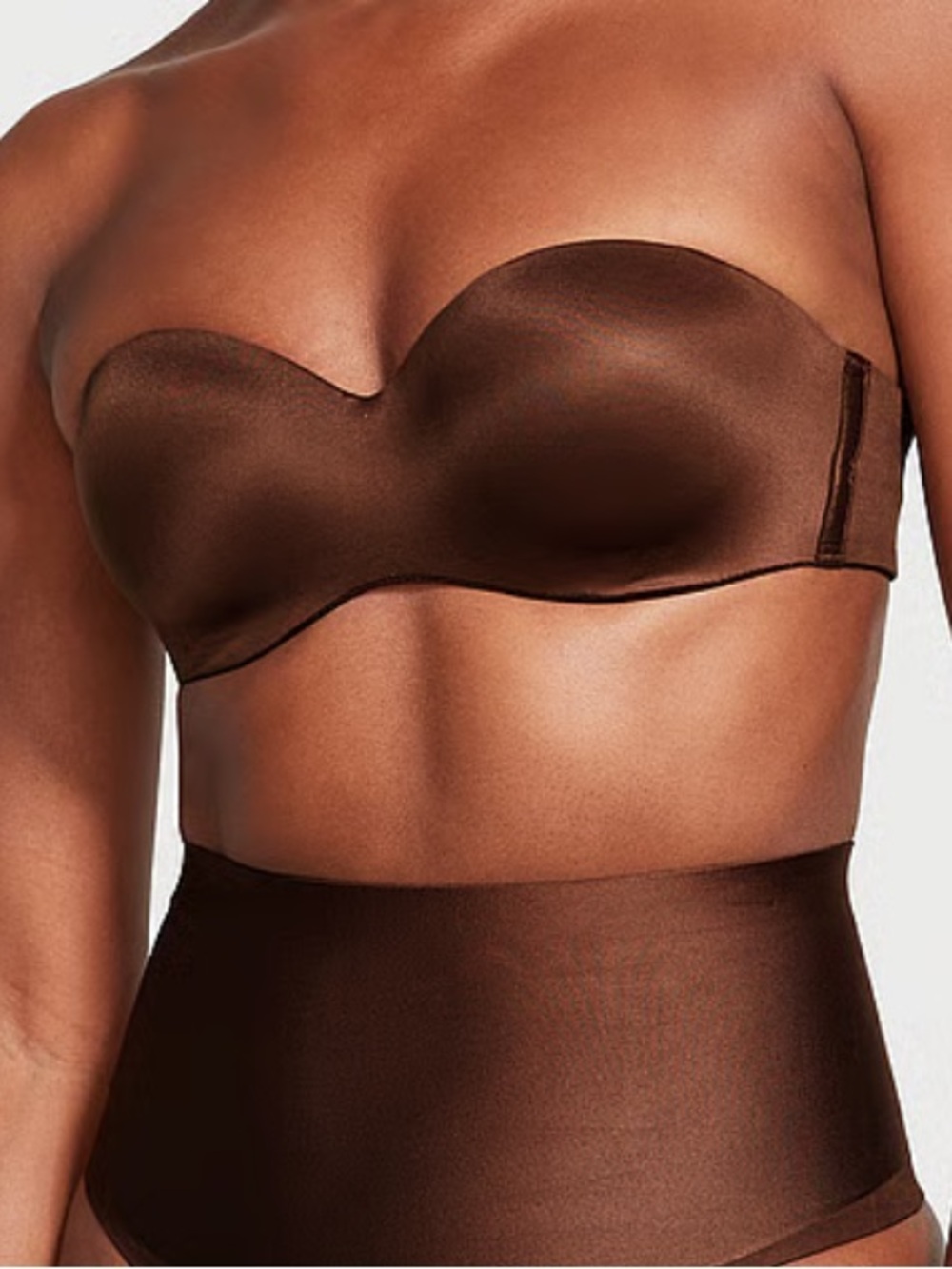 Victoria's Secret Body by Victoria Multiway Strapless Smooth Bra Ganache 36DDD